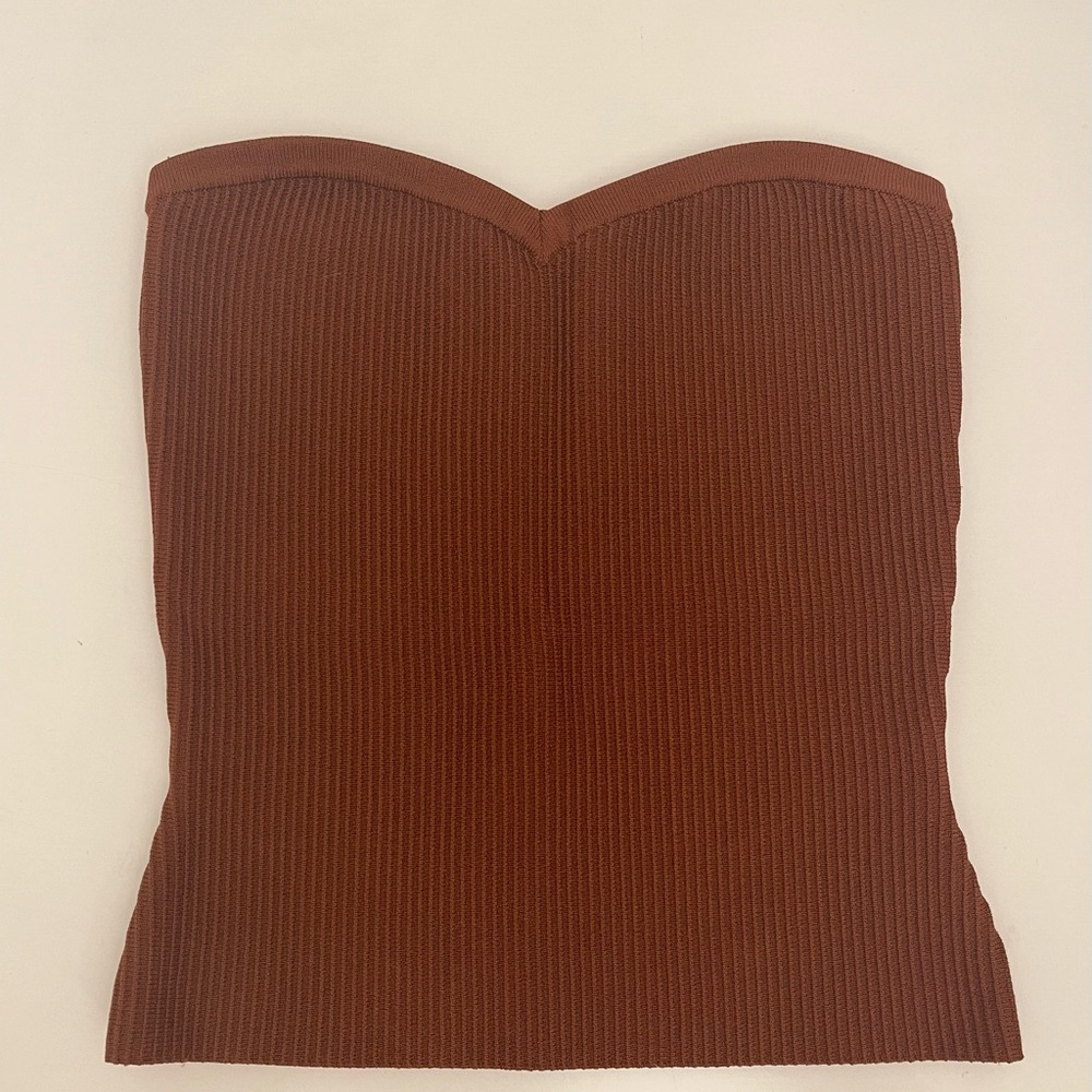 Babaton Sculpt Knit Sweetheart Tube Top